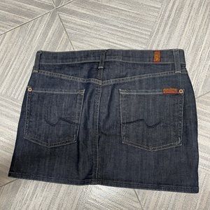 7 for all mankind denim skirt